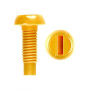 NUMBER-PLATE-SCREWS-AND-NUTS-PLASTIC-100PKT-YELLOW-303597994733-2